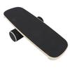 Wooden Balance Plate Core Exercise Strength Training Yoga Balance Trainer with Roller for Home Gym