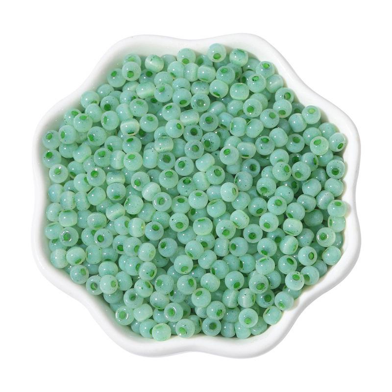 4mm Cat's Eye Jade Rice Beads for DIY Jewelry - Bracelet & Necklace Accessories