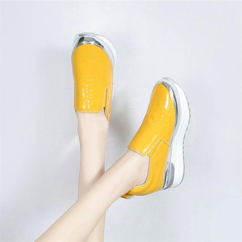 Women's Platform Sports Shoes Autumn Women Designer Shoes Fashion Plus-size Loafers Casual Comfortable Non-slip Vulcanized Shoes