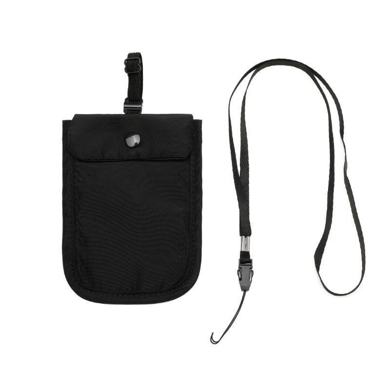 Nylon Slim-Fit Women's Hidden Travel Underwear Coin & Card Holder