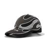 Street Trendy Brand Big Head Circumference Baseball Cap Contrasting Color Flame Splicing Washed Embroidery Hip Hop Sunshade Cap