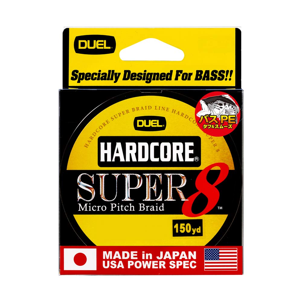 

DUEL HARDCORE SUPER 8 PE 35 for Bass (JP Model) Line, lbs, 135m, White, Fishing, H3855-W