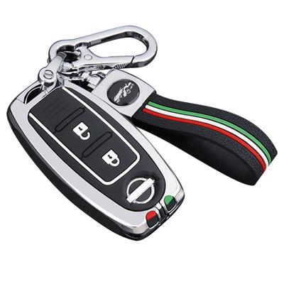 LETINGFAR Key Case for Nissan, Smart Key Case, Key Cover, Alloy, 2J Key Holder,