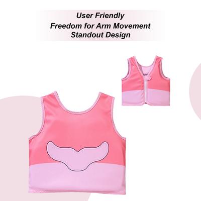 Toddlers Swim Vest Cartoon Kids Swim Trainer Vest Cute Swimming Aid Buoyancy Clothing Floatation Jackets for Swimming Pool