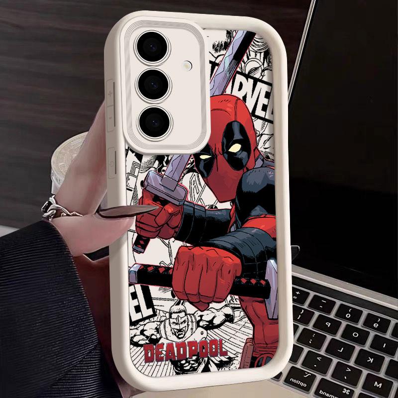 Marvel Comics Deadpool Fundas For Samsung Galaxy S26 S25 S24 S23 S22 Plus S21 Ultra S20 FE Case S26Ultra Soft Phone Back Cover