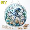 Ozeanperlen Kunst DIY Hängendes Ornament Kit 5D Spezielle Form Diamantmalerei für Erwachsene Fensteraufhängung Dekoration Geschenk für Bastelliebhaber
