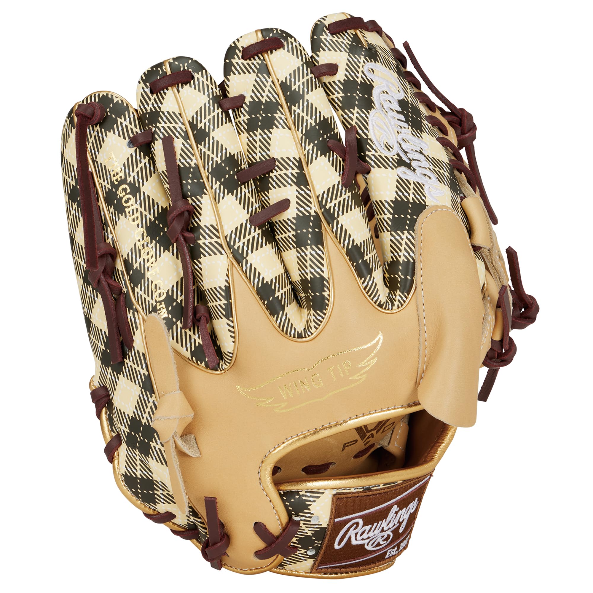 

Rawlings Adult Baseball Glove Softball HYPER TECH GRAPHIC GR4FHTGA15W Camel Size inches pitchers hand [For Pitchers] -Tartan Check- 11.75 For верблюд