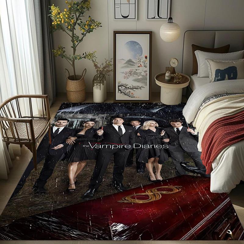 Vampire Diaries: Rainy Night Gathering carpet Suitable for all seasons Home Decor Room Christmas gifts Dormitory decoration