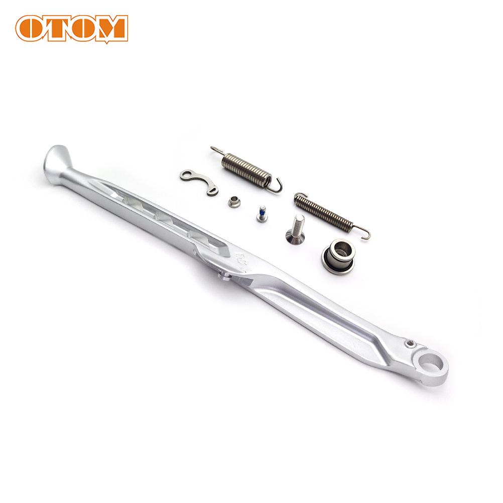 OTOM Motorcycle Footrest Bracket Kickstand Side Stand Springs Screws Bolt Kit For KTM XC XCF EXC-F HUSQVARNA FE GASGAS EX-F