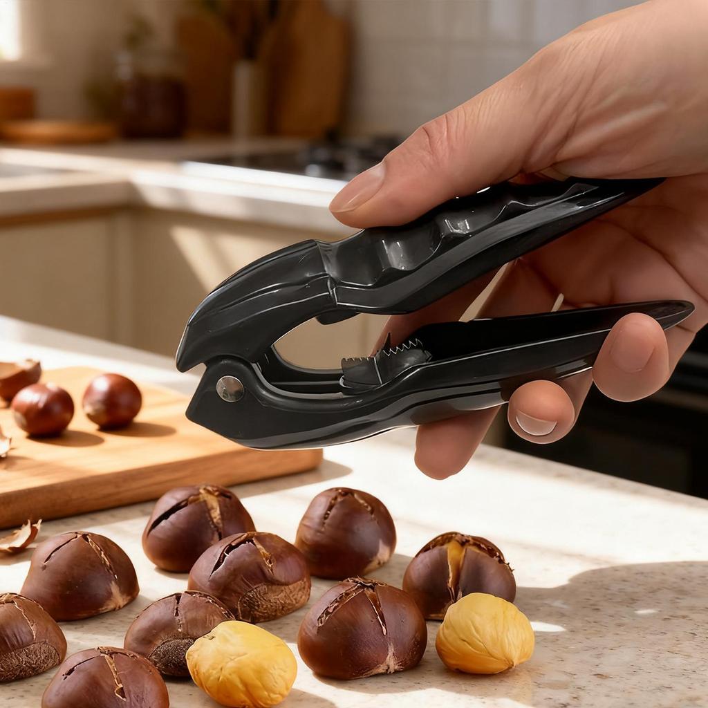 new Stainless Steel Nut Cracker Tool Manual Pecan Walnut Chestnut Opener For Home Kitchen Restaurant Easy Shelling
