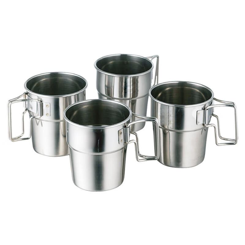 Nufeng PP-03 Outdoor Portable Folding Mug 4-Piece Set 201-300ml