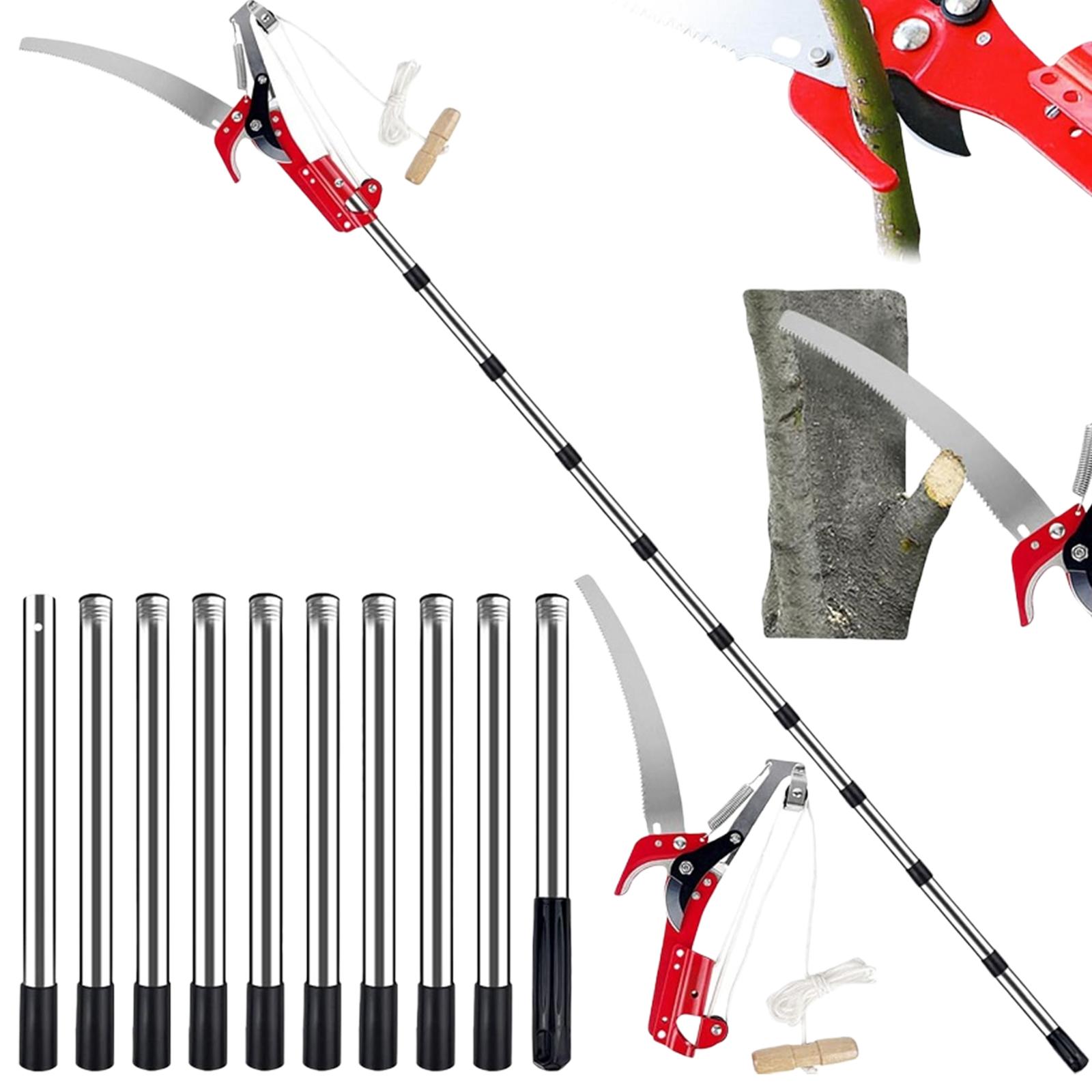 Высоко расположенные секаторы для ветвей 13 футов с ручкой Телескопические секаторы для обрезки деревьев, веток и сбора фруктов China Mainland