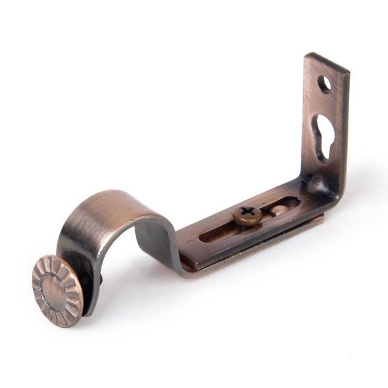 Crossbar Curtain Rods Wall Hooks Rack Organizer Adhesive Stickers Towel Curtain Rod Bracket