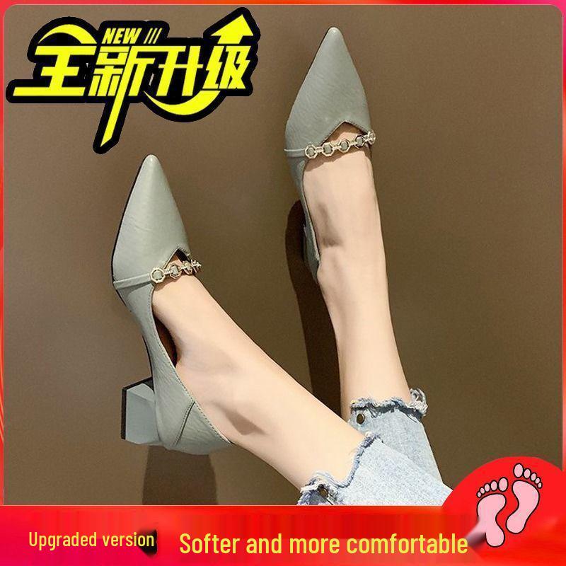 Vielseitige Pumps mit mittlerem Absatz und spitzer Zehenpartie im Feenstil für Damen - Kollektion Frühjahr 2025