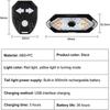 Bike Light Turn Signals Remote Control Bicycle Direction Indicator Taillight