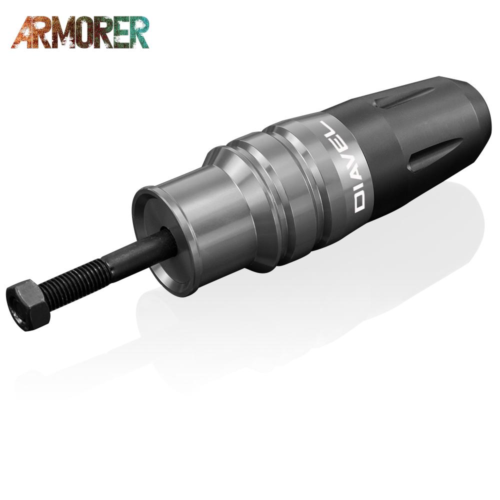 Universal Exhaust Sliders Crash Pads Protector Frame Falling Protectors For Ducati Diavel X Diavel/S Diavel 1260  Diavel