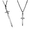 Fashion Alloy Cross Pendant Necklace With Geometric Design For Men And Women