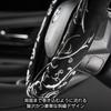 GARSON DAD Steering Wheel Arabesque Silver Small Size PU Leather for Standard and Light Long and Long Cover, Embroidery, (HA705-01-01) - Comfortable,
