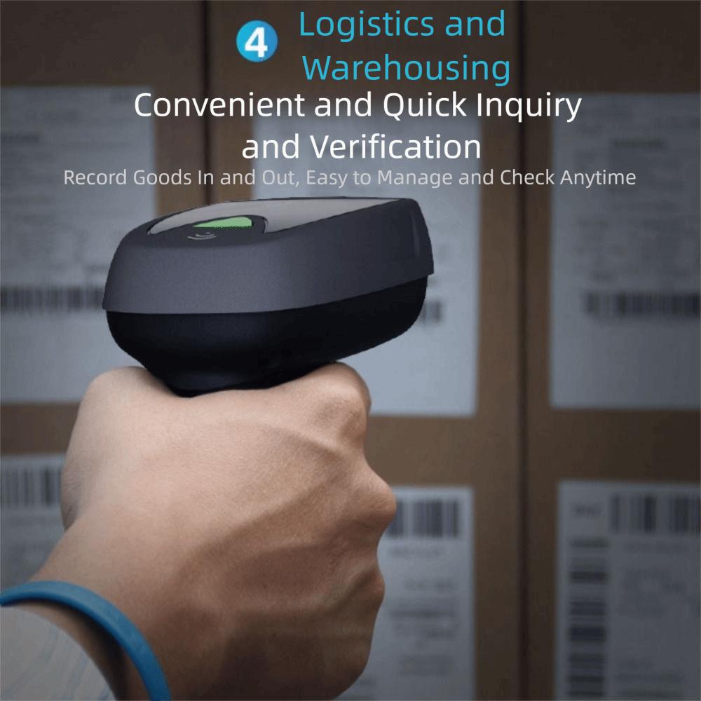 1.8Meter Data Cable 2D Barcode Scanner Omni-directional QR Bar Code Reader  Market