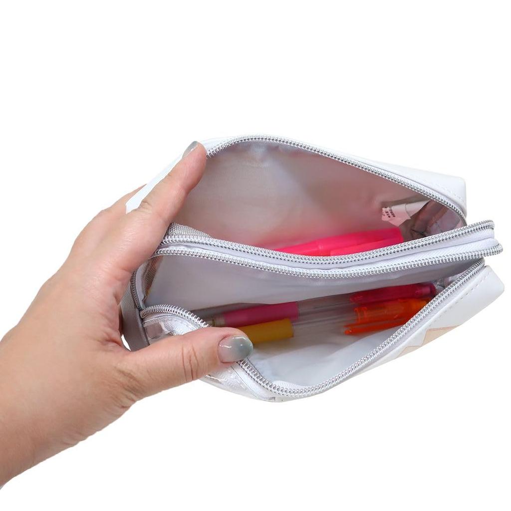 Mugyutto Puhys Twin Zipper Pen Case