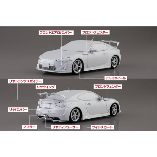 Aoshima Bunka Kyozai (AOSHIMA) MF Ghost No.4 Katagiri Natsumu ZN6 Toyota 86 Volume 14 Seaside Double Lane Specification 1/24 Scale Plastic Model (Auto