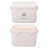 Removable Tray Medicine Storage Box Thickened Pp Family Emergency Medicine Case  Home Use