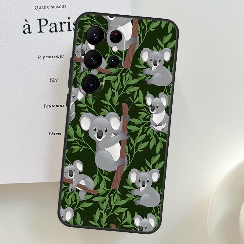 

Cartoon Painting Animal Koala Case For Samsung Galaxy S26 Ultra S25 S24 S22 S21 S23 Ultra Plus S10 S20 S25 FE Phone Cover Galaxy S20 FE