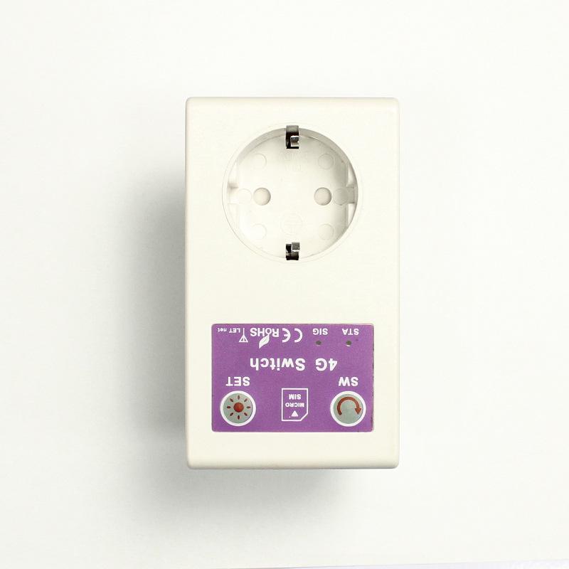 Shunwei 4G Smart Socket: Remote Control Switch for Water Pumps, Routers, and Appliances Via Phone or SMS.