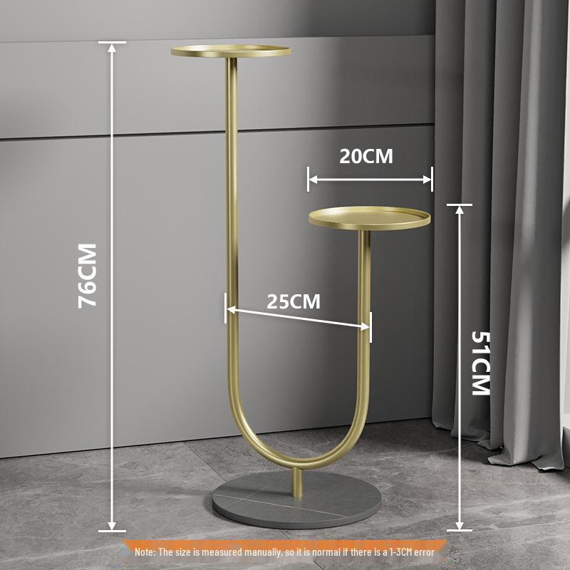 Moderno Semplice Porta Vasi a Più Strati da Pavimento per Decorazione Interna e da Balcone