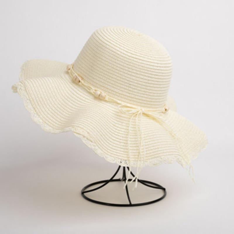 Straw hat women's summer beach big eaves seaside outing sun hat new sun hat sun protection summer hat