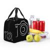 Photographer HeartBeat Photography Camera Insulated Lunch Bag for Women Kids Leakproof Food Boxes Thermal Lunch Box Tote