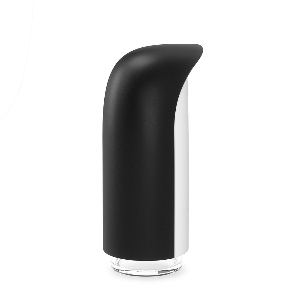 Umbra Soap Dispenser with Soap W10 x D8 x 21015548050 Pump, 325ml, Black/White, H20cm, EMPEROR,