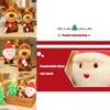 Cuddly Xmas Gift For All Ages Santa Claus Deer Plush Toy Soft Stuffed Dolls