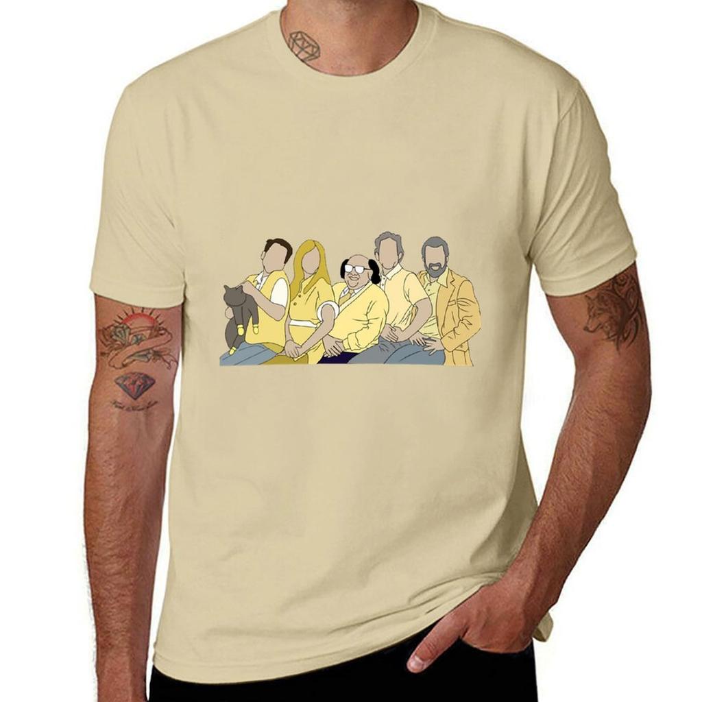 Its Always Sunny Tshirt Vintage Clothes Animal Prinfor Boys Anime Cute Clothes Mens Tall T Shirts