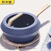 28cm non-stick flat bottom die-cast stir-fry pan - universal cooktop