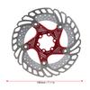 Rostfritt stål Cykel Cykling Skivbroms Kylning Flytande Rotor (180 mm)