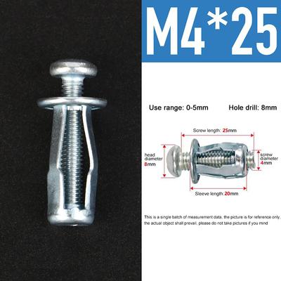 10 Sets M4/M5/M6 Jack Nuts Car Metal Screw Petal Nuts For Hollow Wall Iron Skin