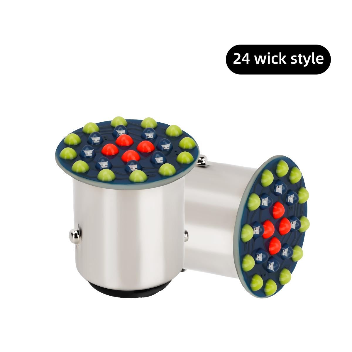 

2/4x Мотоциклетный светодиодный стробоскоп 1157 BAY15D P21/5W трехцветный 12V задний стоп-сигнал габаритный огонь RGB сигнал поворота Canbus