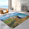 Tappeto Runner Retrò Stiloso Piccolo Fresco Stampa Floreale Camera da Letto Tappetino Comodino Pieghevole Lavabile in Lavatrice Antiscivolo Tappetini per Corridoio Tapis