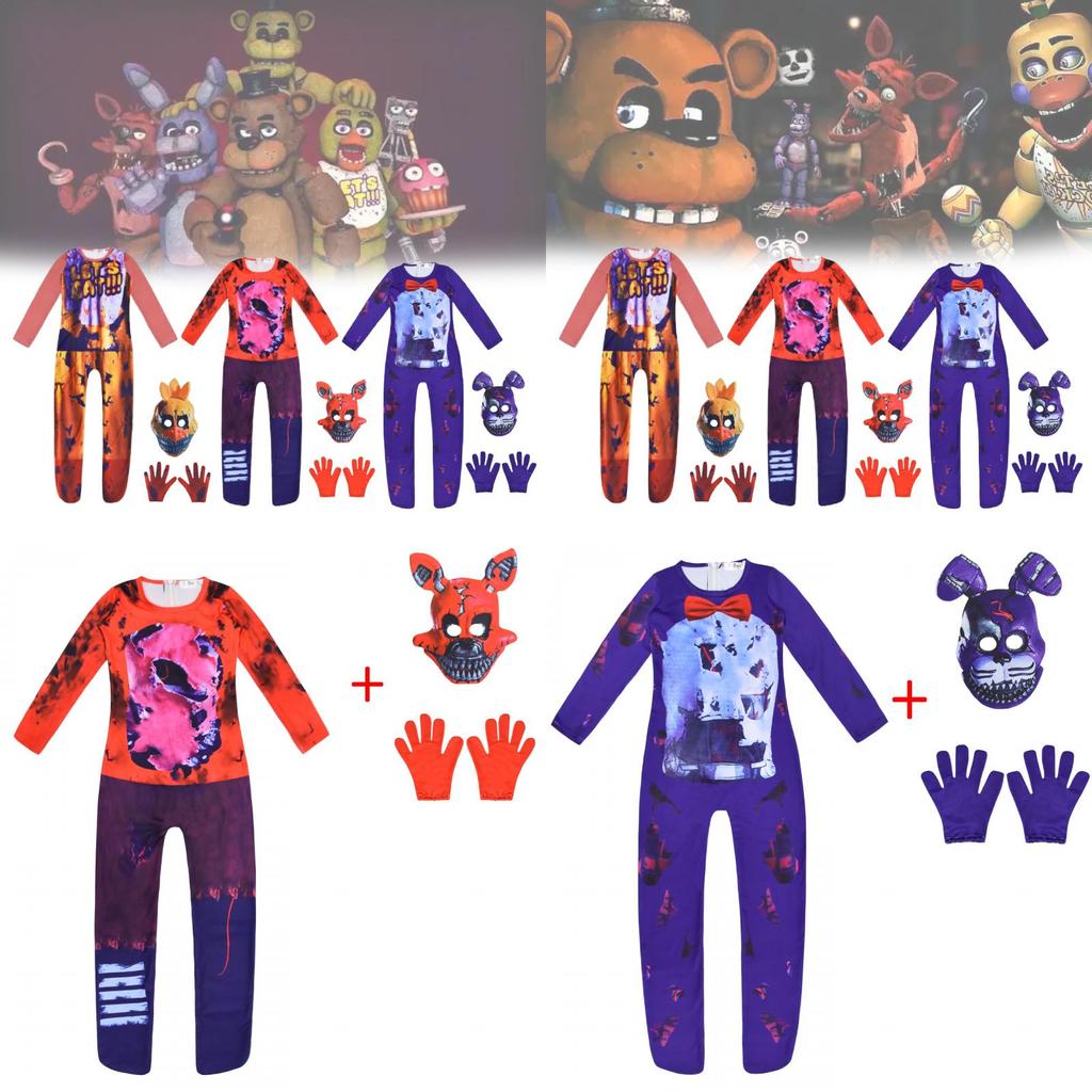 Five Nights At Freddys Kinder Cosplay Kostuum Met Polyester Stof Voor Feesten