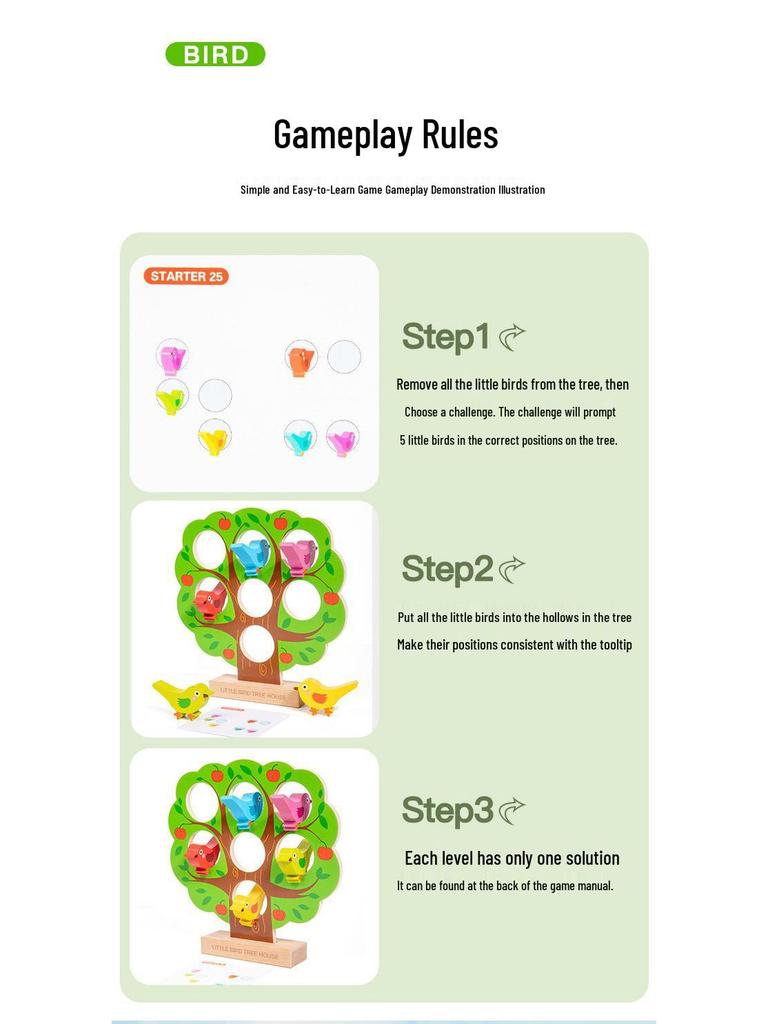 Little Birds Settle Down: Educational Parent-Child Matching Game