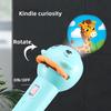 Children Luminous Animal Projection Flashlight Toy Flashlight Baby Early  Education Cute Cartoon Fun Boys And Girls Stall Gift T