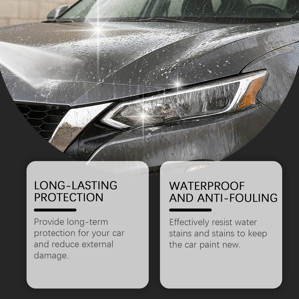 3 IN 1 Car Quick Ceramic Coating Spray Crystal Coating Liquid Hydrophobic Coating Polishing Agent Spray Auto Scratch Repair