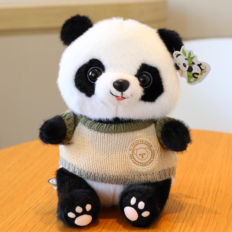 Adorable Giant Panda Plush Toy - Realistic Stuffed Animal for Kids