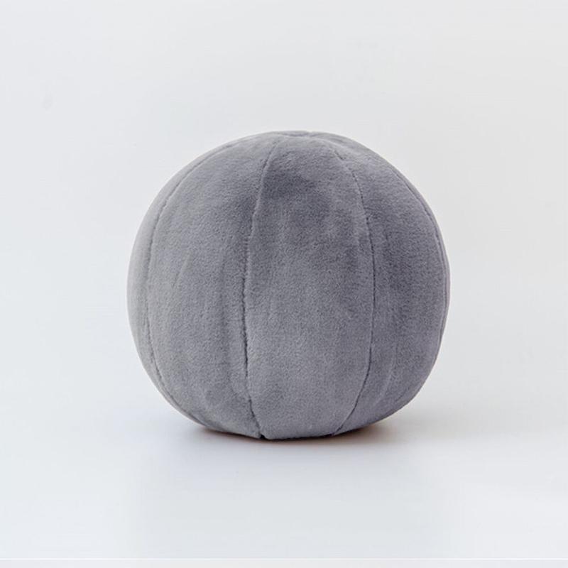 Nordic Velvet Candy Color Round Cushion Morning Ball Home Decorative Cushion Sofa Art Ball Room Salon Gallery Floor Pillow Futon