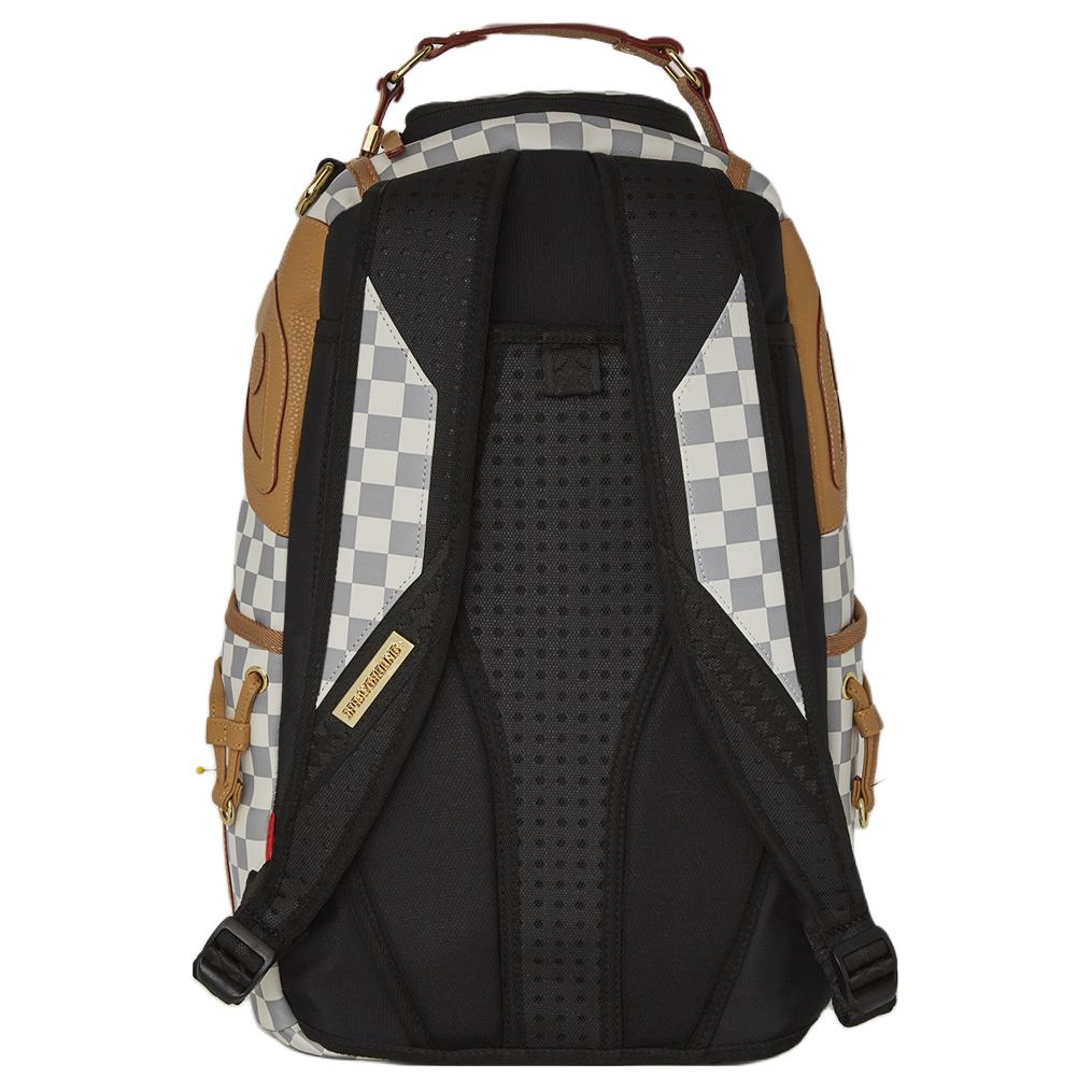 New SPRAYGROUND Artificial Leather Backpack Unisex Latte Brown SD-B5794