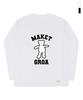 GRAVER [Unisex] Maket Bear Long Sleeve T-Shirt_2 Colors