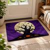 Thrilling Gothic Halloween Doormat, Non-Slip Easy Clean Rug, Spooky Welcome Mat, Scary Entryway Carpet, Horror Home Decor