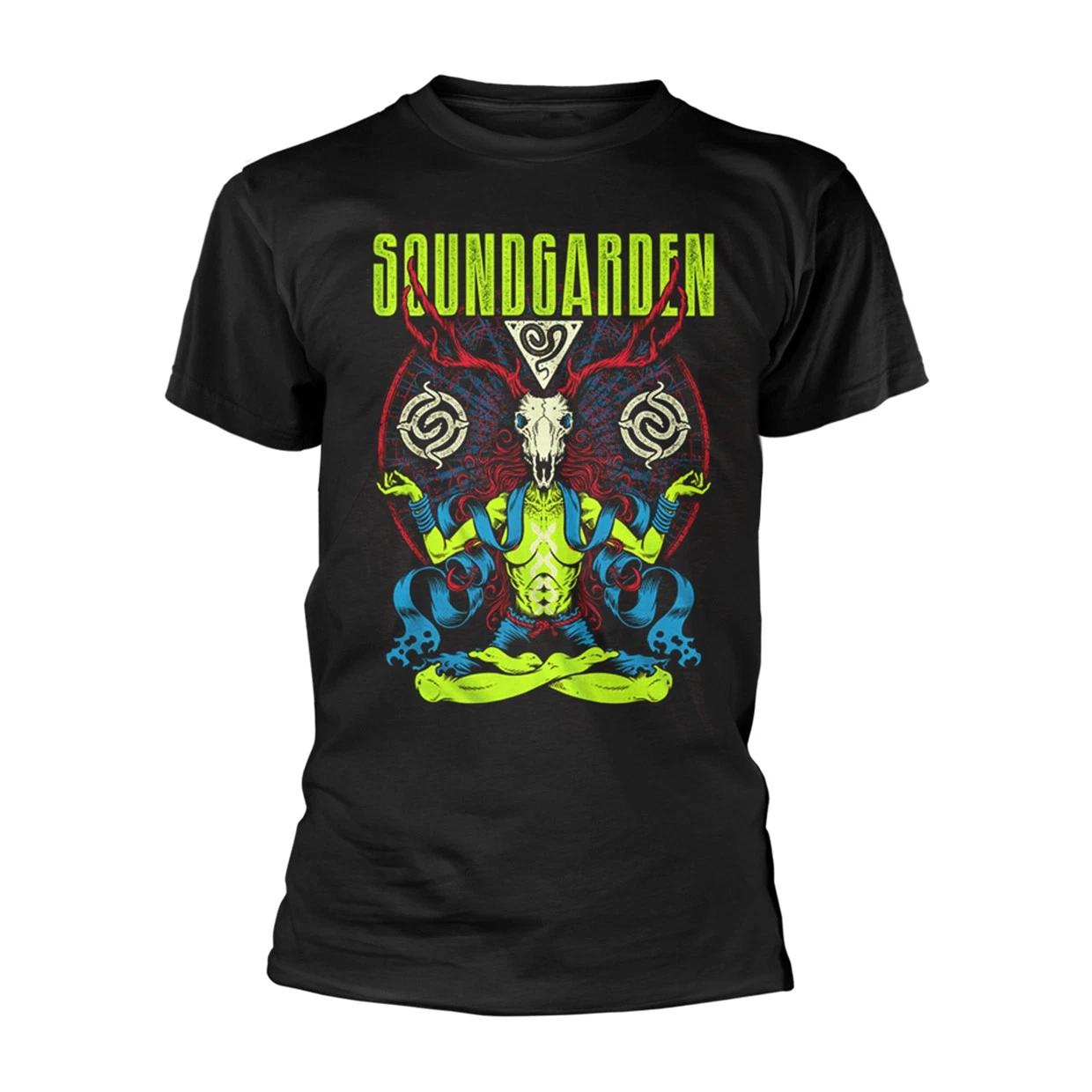 Soundgarden Neon Badmotorfinger Chris Cornell Официальная футболка мужская унисекс S
