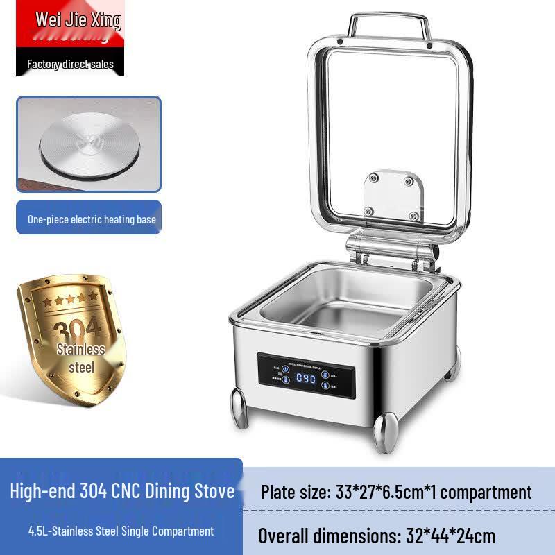 304 Stainless Steel Electric Buffet Food Warmer
